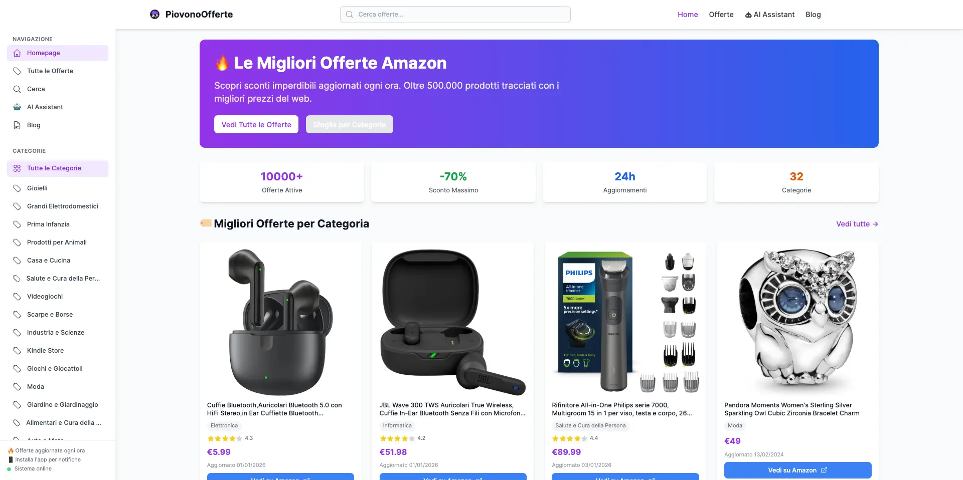 PiovonoOfferte - screenshot 1